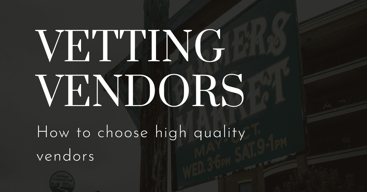 Vendor Vetting Guide